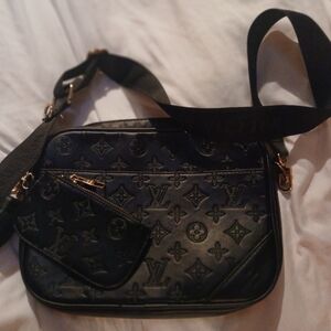 Louis Vuitton Black Monogram Crossbody Bag